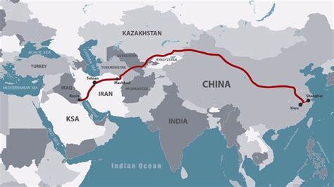 Iran-China railroad